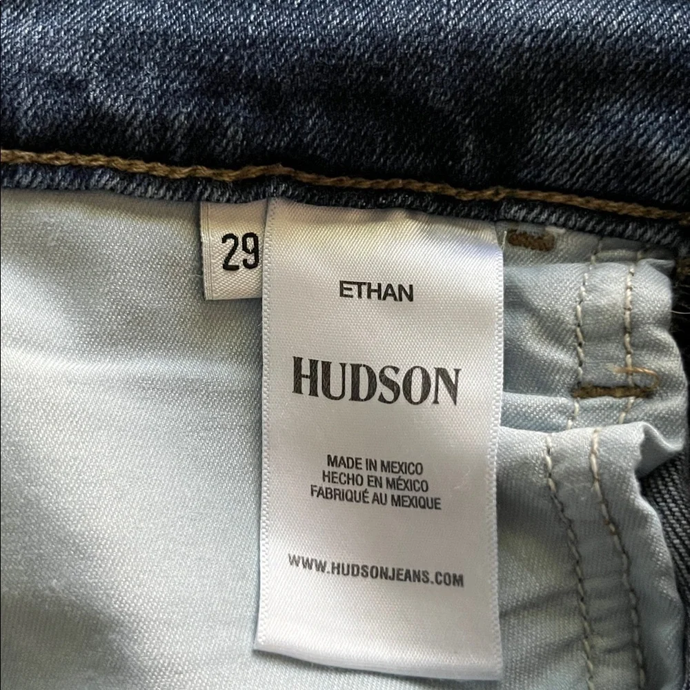 Hudson Jeans Ethan Biker Super Skinny Size 29